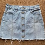 PacSun mini button Up Denim Skirt Photo 0