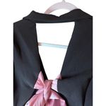 Beulah  Cut Out Back Blazer with Pink Bow cocktail dress size L NWT Photo 15