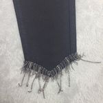 Risen Women's High Rise Crossover Jeans Black Size 0/24 Waist Size 24 Photo 6