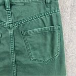 We The Free Womens Size 28 Denim Front Zipper Mini Skirt Green Photo 8