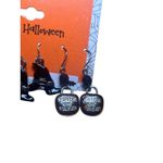 Halloween Earrings Goth Cosplay Costume Trick or Treat Candy Corn Witches Hat Photo 1