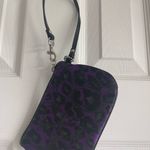 Coach Purple Ocelot Leopard Pattern Wristlet Clutch Photo 1