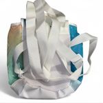 Adidas Blue and Pink Fashion Backpack with Front Flap Photo 2