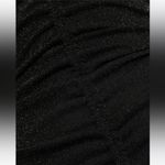 Lulus NWT Talk Of The Party Black Sparkly Ruched Bodycon Mini Dress - Size XS Photo 4