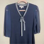 Nanette Lepore Tie-Neck Sweater Dress Photo 6