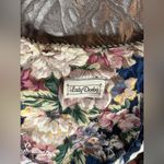 Vintage 90’s Lady Dorby Floral 2 Piece Top & Skirt Large Blue Photo 5