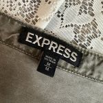 EXPRESS Super Cute and Light M  Army Green Dress 3/4 sleeve Photo 1