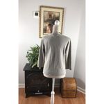 Alfani  Women Medium Gray Sweater Cardigan 3/4 Sleeve Full Zipper Open Front Photo 4