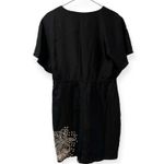Yoana Baraschi Black Beaded Silk Dress Size 6 Photo 0