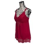 Soma Y2k Retro Red Lace Trim Camisole Blouse Witchy Vampy Goth Romantic Preppy S Photo 1