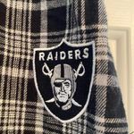 NFL Las Vegas Raiders Apparel Plaid Lounge Pants L Photo 6