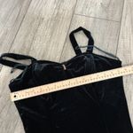 Onyx Nite Black Velvet Evening Gown | Vintage 90s Formal Maxi Dress Size 8 Photo 2