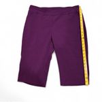 Christopher & Banks  Purple Mid Rise Tapered Shaped Fit Pant N Photo 3