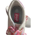 Black Poppy Pop Women's Breezy Lace Up White Multi-Color Low-Top Fashion Sneakers Size 6e Photo 5