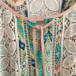 Anthropologie ‎ Meadow Rue Giada Peasant Blouse Size M/L Semi Sheer EUC Photo 3
