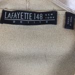 Lafayette 148 Tan Braided Trim Long Sleeve Sweater XSP Photo 5
