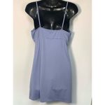 Kendall + Kylie Women's Sleeveless Bustier Mini Slip Dress Blue Size Large Photo 6