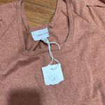 Dear John   Dusty Rose Puff Sleeve Top Photo 1