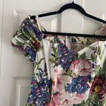 Vintage Moda Intl Prom Floral Dress‎ 1980s Garden Dress 10 Gown Off Shoulder Photo 1