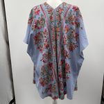 Umgee  Open Front Embroidered Kimono M/L Cardigan Duster Boho Artsy Festival Photo 5