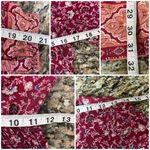 American Eagle  Paisley Boho Mini Dress XS Long Sleeve Smocked Waist Beach Photo 5