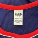 PINK - Victoria's Secret Victoria’s Secret PINK dark blue/red sequin flag tank top Sz M Photo 2