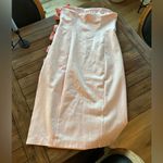 BHLDN  Anthropologie Lea Strapless Pink Bow Midi Dress L Photo 11