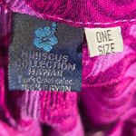 Hibiscus Collection Hawaii Fuchsia floral dress OS Pink Size undefined Photo 5