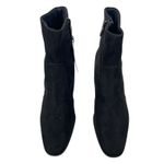 Mango  MNG Faux Suede Block Heel Ankle Boots Black Size 37/ US 6.5 Photo 4