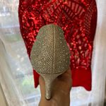 Silver Slipper Women's Glittering Silver rhinestone heels  8 Photo 5