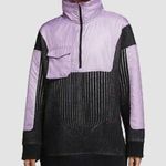 Nike City Ready NWT 1/4 Zip Training Jacket Black Lavender Oversize Small $200 Photo 0
