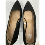 A New Day Womans  Size 7.5 Black Slip On Pointed Toe Stiletto Pumps Photo 5