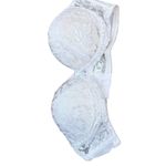 Victoria's Secret NWT Victoria’s Secret Patricia Strapless Padded Lace Elegant White Bra size 34B Photo 3