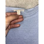 Eileen Fisher light blue linen slub organic cotton light weight sweater Small Photo 3