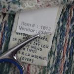 Drift Collective Logo Embroidered Button Up Sweater Vest Tan Size M Photo 3