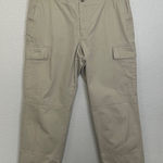 Banana Republic  Ankle Length Cargo Pants Khaki Size 10 Photo 0