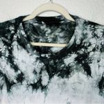 Earth Tie Dye Oversized Crewneck Long Sleeves Pullover Sweatshirt Green Size M Photo 2