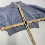 Aliette Jacket Womens Medium Blue Nicole Cropped Puff Sleeve Bomber Zip Up NYC‎ Photo 7