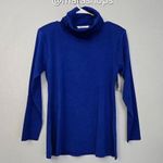 Misook  Royal Blue Knit Turtleneck Top Photo 0