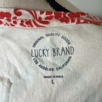 Lucky Brand  large 100% cotton boho Americana paisley comfy summer tank top​​​ Photo 1