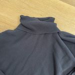 American Eagle Navy Blue Turtleneck Sweatshirt Photo 2