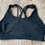 Dip Black Strappy Razorback Sports Bra Size Medium Photo 0