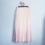 LC Lauren Conrad Lauren Conrad Runaway Cream And Pink Ombre Tulle Maxi Skirt Photo 6