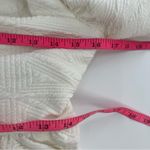 Free People  violet puff sleeve tie back mini dress white sz S Photo 5