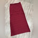 Topshop  Deep Red Maxi Skirt Photo 7