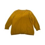 Anthropologie  HWR Monogram French Knot‎ Sunburst Mustard Yellow Cardigan Medium Photo 1