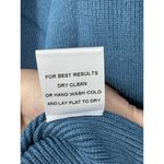 Revolve Stitches & Stripes Eva Half Zip Ribbed Sweater Sweatshirt Size XL Blue Photo 5