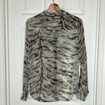 Equipment Femme Silk Tiger Print Button Down | Size: XS Photo 2