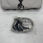 Rebecca Minkoff  Crossbody Bag Leather‎ Silver Hardware Pale Gray Small Photo 1