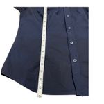 BODEN Women's Button Down Shirt UK 10 US 6 Navy Blue Long Sleeve Stretch Cotton Photo 5